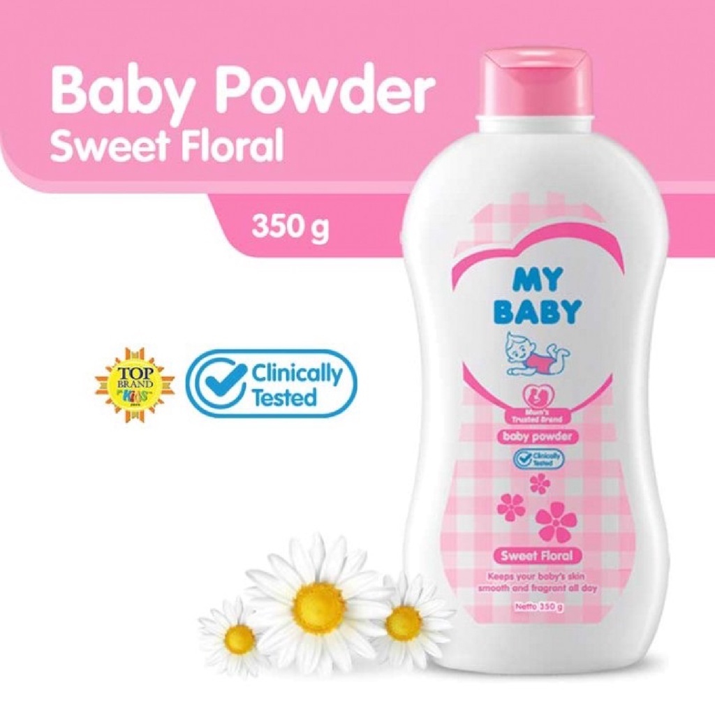 My Baby Powder Extra 350g + 88g Bedak Bayi - Bedak Bayi My Baby - My Baby Powder Extra 25% - Bedak B