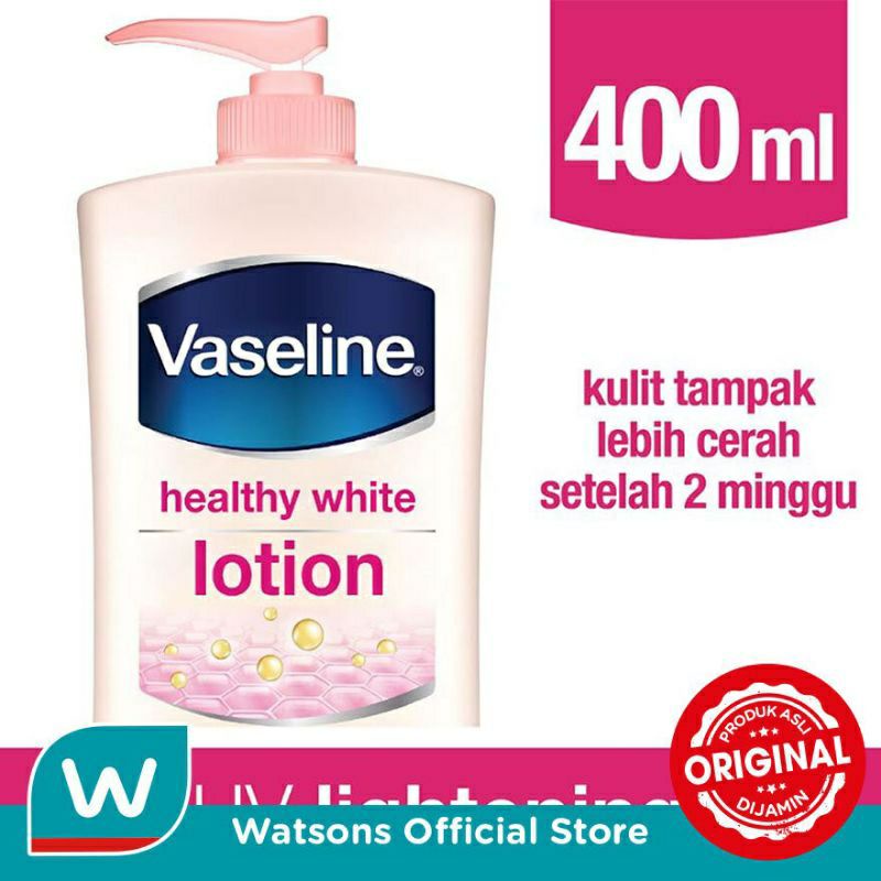 Vaselline pump 400ml jumbo / body lotion vaseline