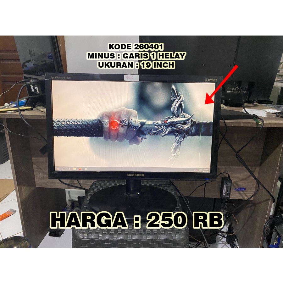 LCD monitor 19-24 inch minus Garis