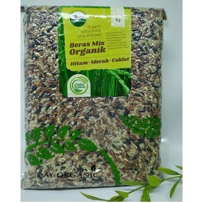 

BERAS MIX (HITAM, MERAH, COKLAT) ORGANIK 1KG