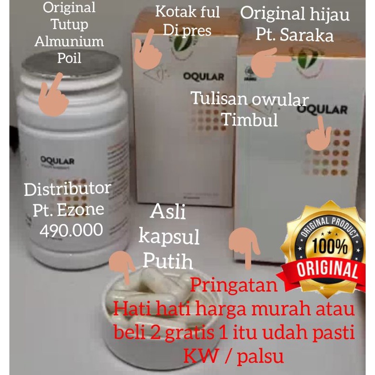 OQULAR Obat  Mata Asli Original 100% Berkualitas Dan Bergaransi BPOM RI