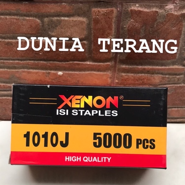 Refill Isi Staple Gun 3in1 1010J XENON 5000pcs / Isi u Alat Staples Tembak Air Stapler Nailer Blow