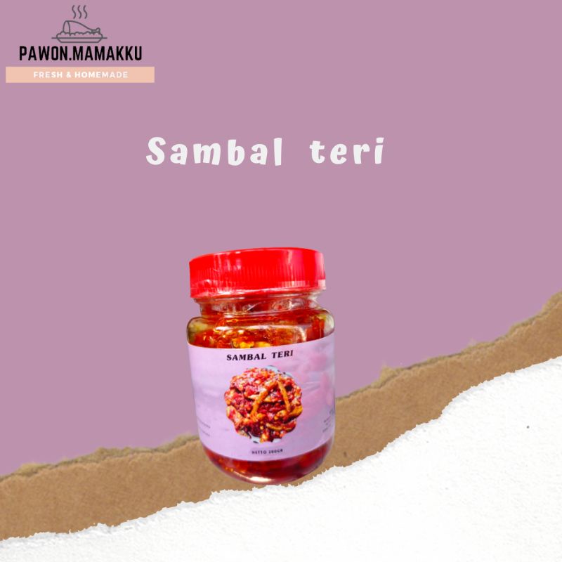 

Pawonmamakku sambel teri pedas masakan pedes kemasan 200gr