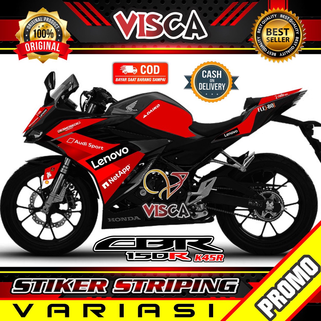 Striping Cbr 150r 2021 - Sticker Striping Variasi Lis Cbr 150r 2021 - Striping Hologram Cbr 150r 202