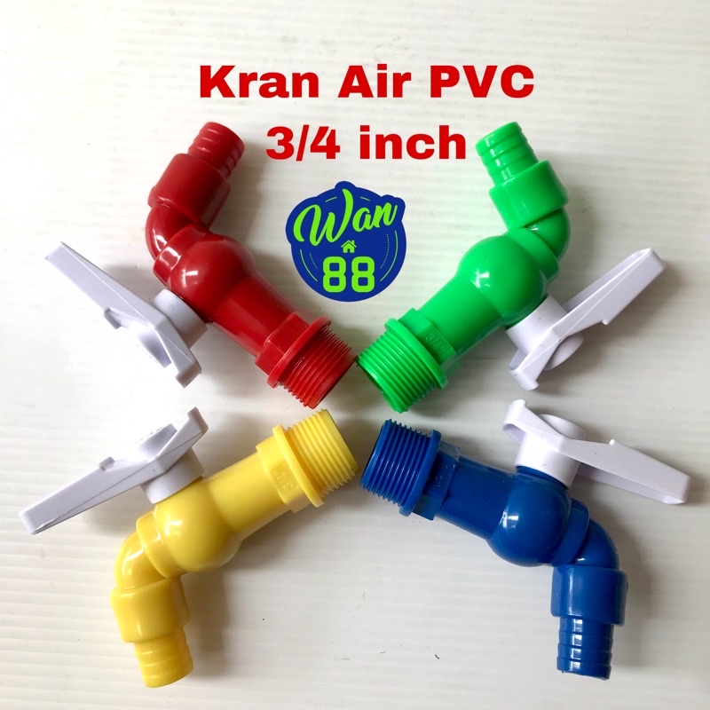 Kran Air PVC 3/4” ARS putar kiri kanan