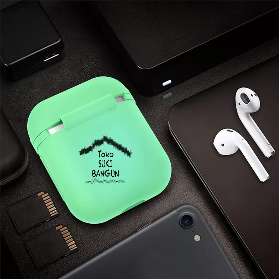 GLOW IN THE DARK Rubber Silicone Soft Case for Apple Airpods