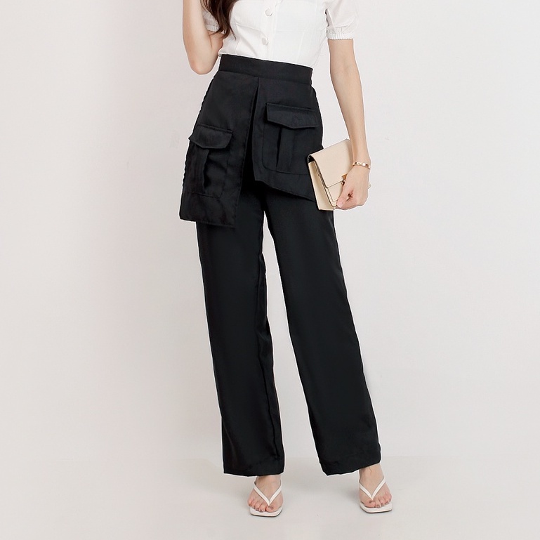 HOSHI KULOT LINEN // LISA HIGHWAIST KULOT LINEN POCKET