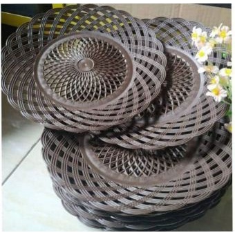 PIRING ROTAN ISI 1LUSIN - GROSIR PERABOTAN GEMPOL