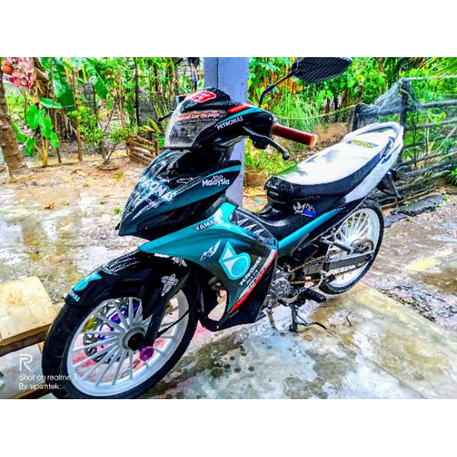 Sticker Full Body Motor Yamaha Jupiter New 135 Decal Stiker Motor Jupiter Mx 135 New Petronass Shopee Indonesia