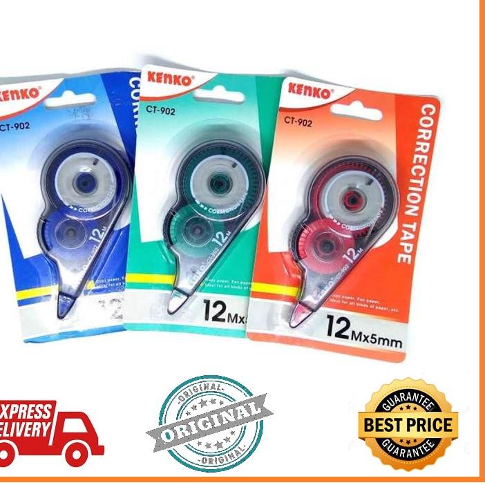 

TIP EX KERTAS KENKO CT 902 / CORRECTION TAPE KENKO CT 902 ☉
