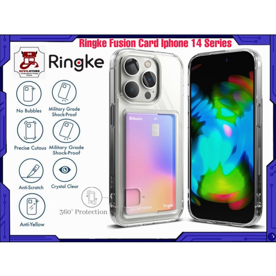 Ringke Fusion Card Case Iphone 14 Pro Max / 14 Pro / Iphone 14 Plus