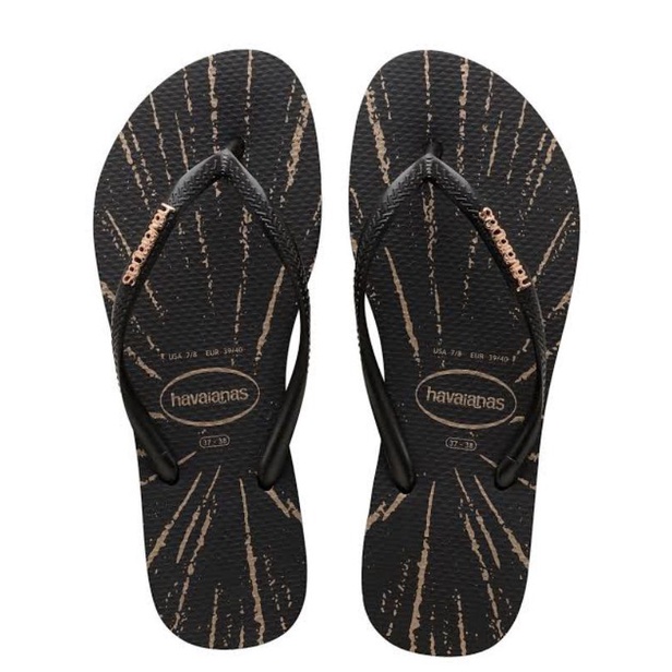 Sandal Wanita Havaianas Slim Logo Metalic