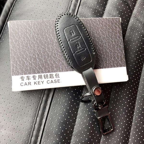 NISSAN March Livina Juke Gantungan Sarung Dompet Kunci Remote Kulit