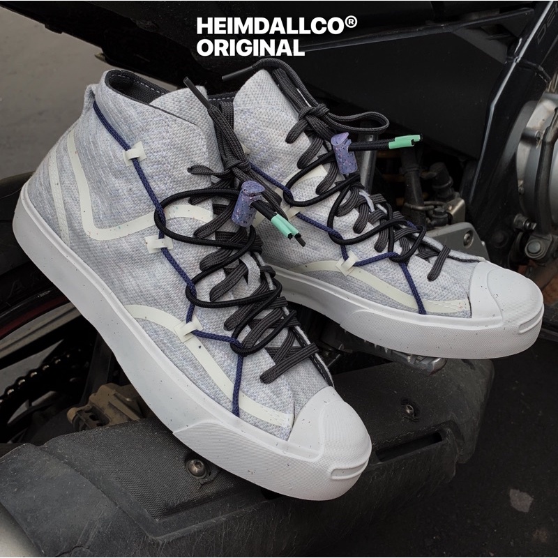 CONVERSE JACK PURCELL RALLY MID WHITE STORM WIND ORIGINAL