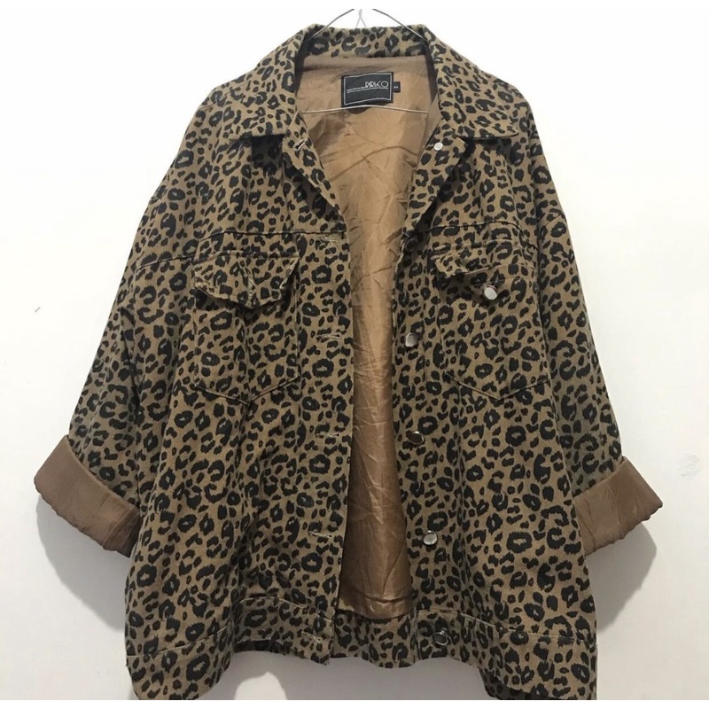 jaket jeans leopard brad RirinCo