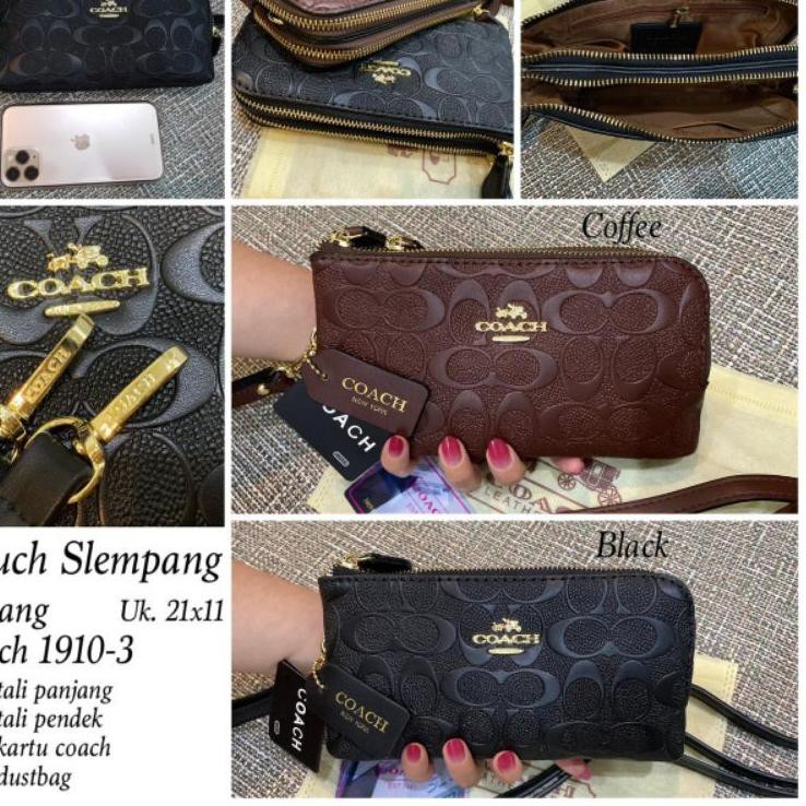 QQ1K ORI IMPORTDOMPET WANITA COACH/POUCH HP/CLUTCH TERBARU 65B2