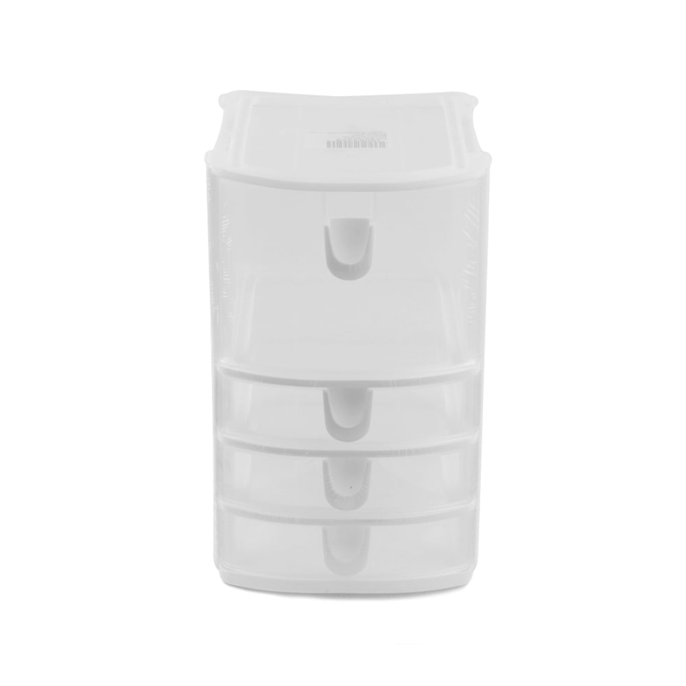 Krishome Laci Penyimpanan 4 Tingkat - Transparan