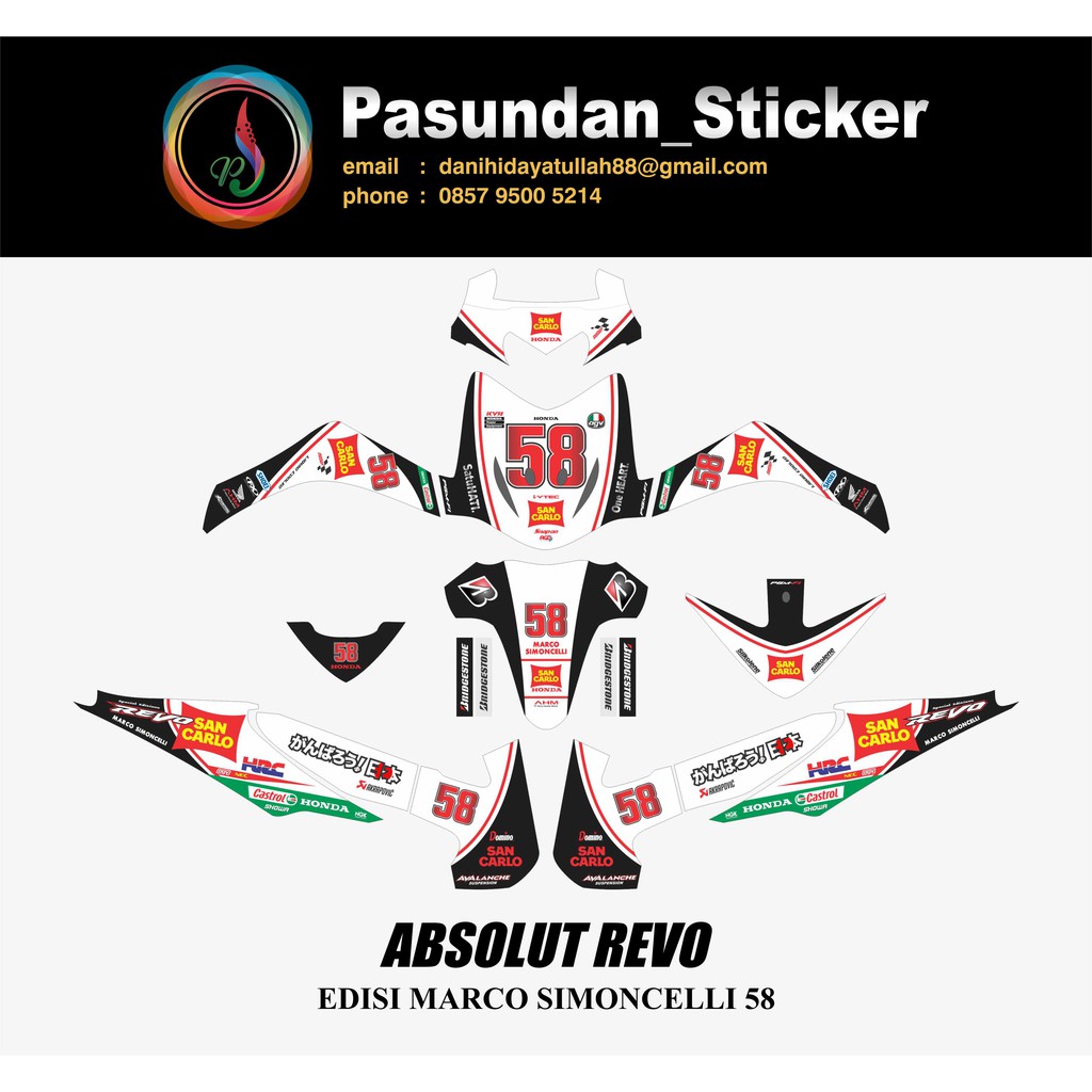 ABSOLUT REVO EDISI MARCO SIMONCELLI 58