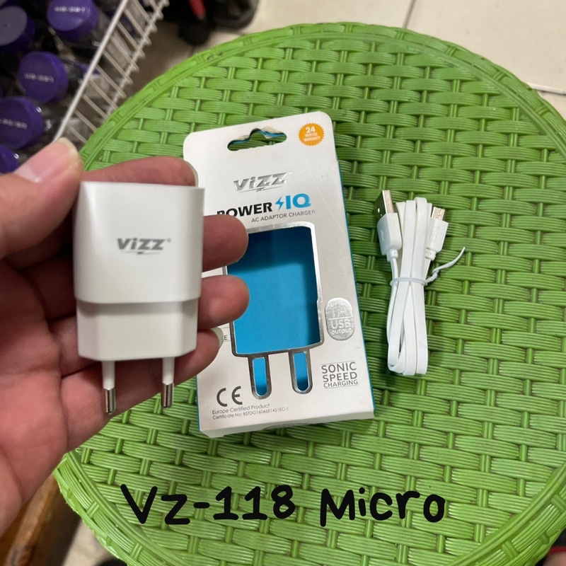 charger vizz original vz118 kabel micro