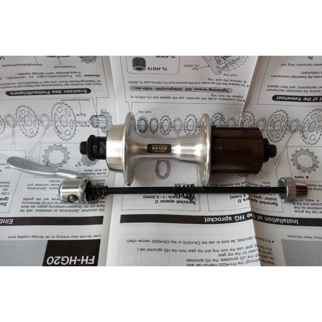 Freehub Shimano HG50 36 Hole 7 Speed Japan Vintage