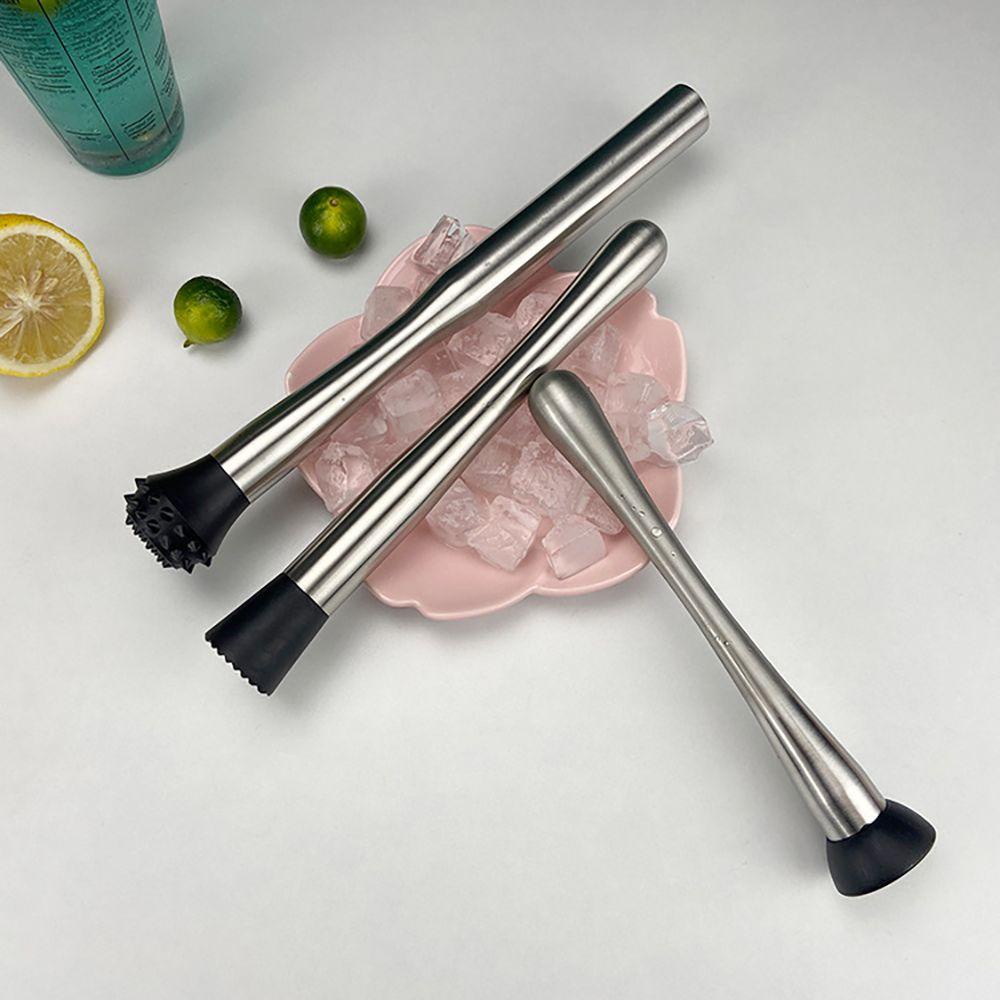 [Elegan] Cocktail Muddlers Bartenders Stainless Steel Palu Anggur Minuman Berbasis Buah Aksesoris Bar Dapur Rumah