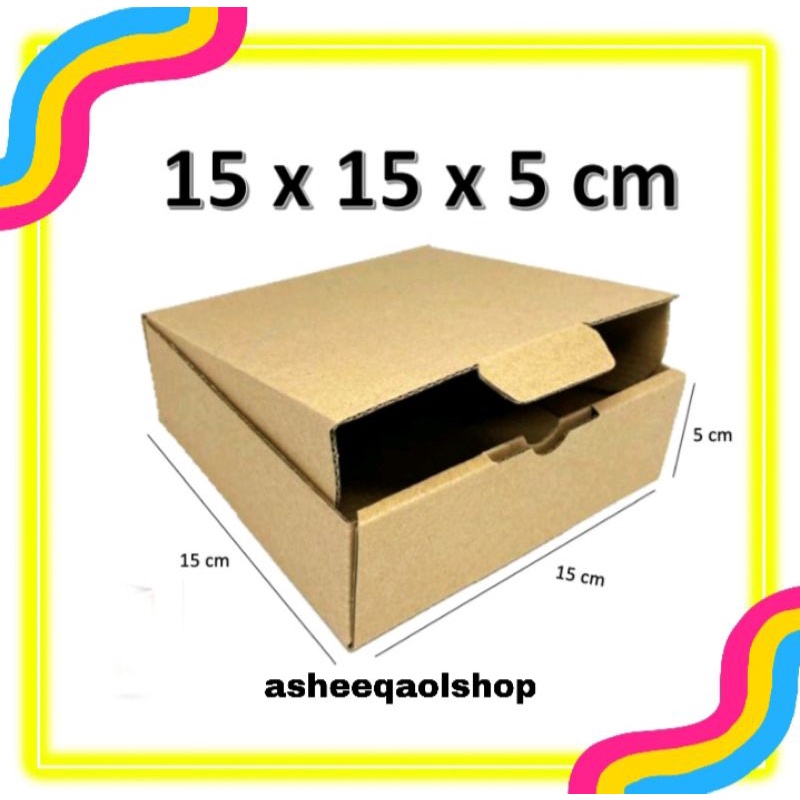 Kardus 15x15x5 cm Box Packing Die Cut Kotak