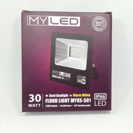 MyLed Lampu Sorot / Lampu Tembak 30 Watt