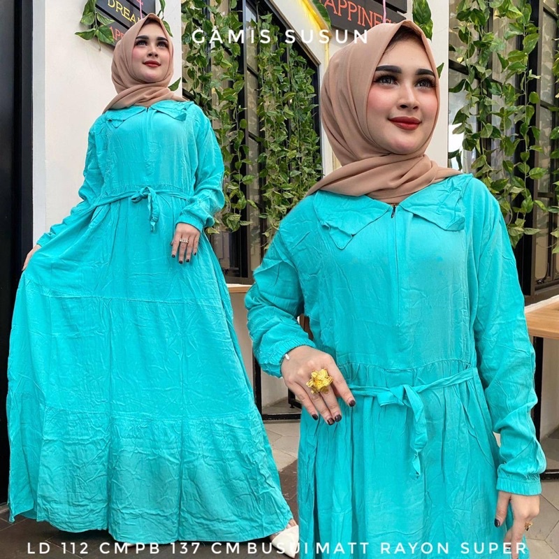 Gamis canda polos Gamis busui rayon