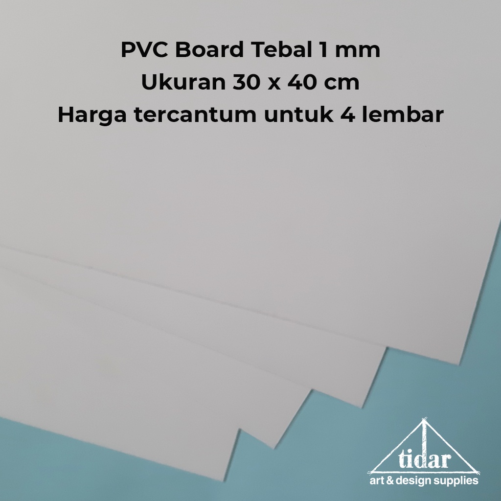 

PVC Board / Foam Board / Foamboard / Dinding Maket 1 MM