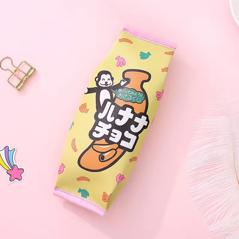 TEMPAT PENSIL MODEL BUNGKUS SNACK LUCU UNIK / KOTAK PENSIL LUCU UNIK-5