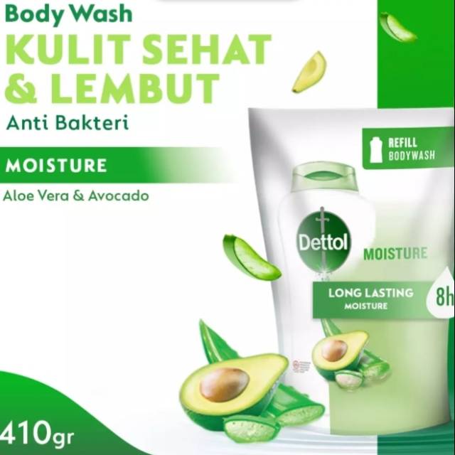 Sabun dettol cair mandi 410ml