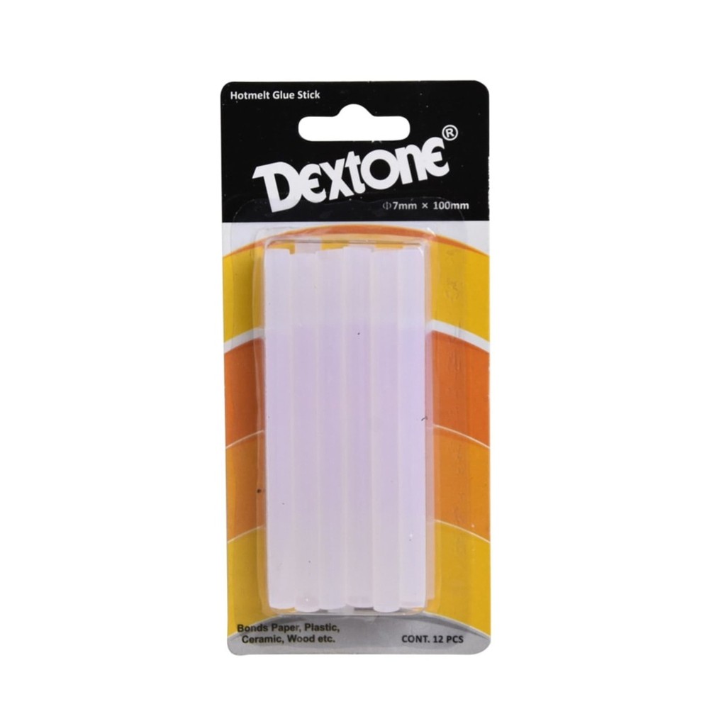 

Isi Lem Tembak Dextone Hotmelt Glue Stick Refill Isi 12 Pcs Diameter 7mm Panjang 100mm