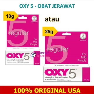 ORIGINAL USA OXY 5 Obat Jerawat Acne Pimple Medication for Mild Pimple