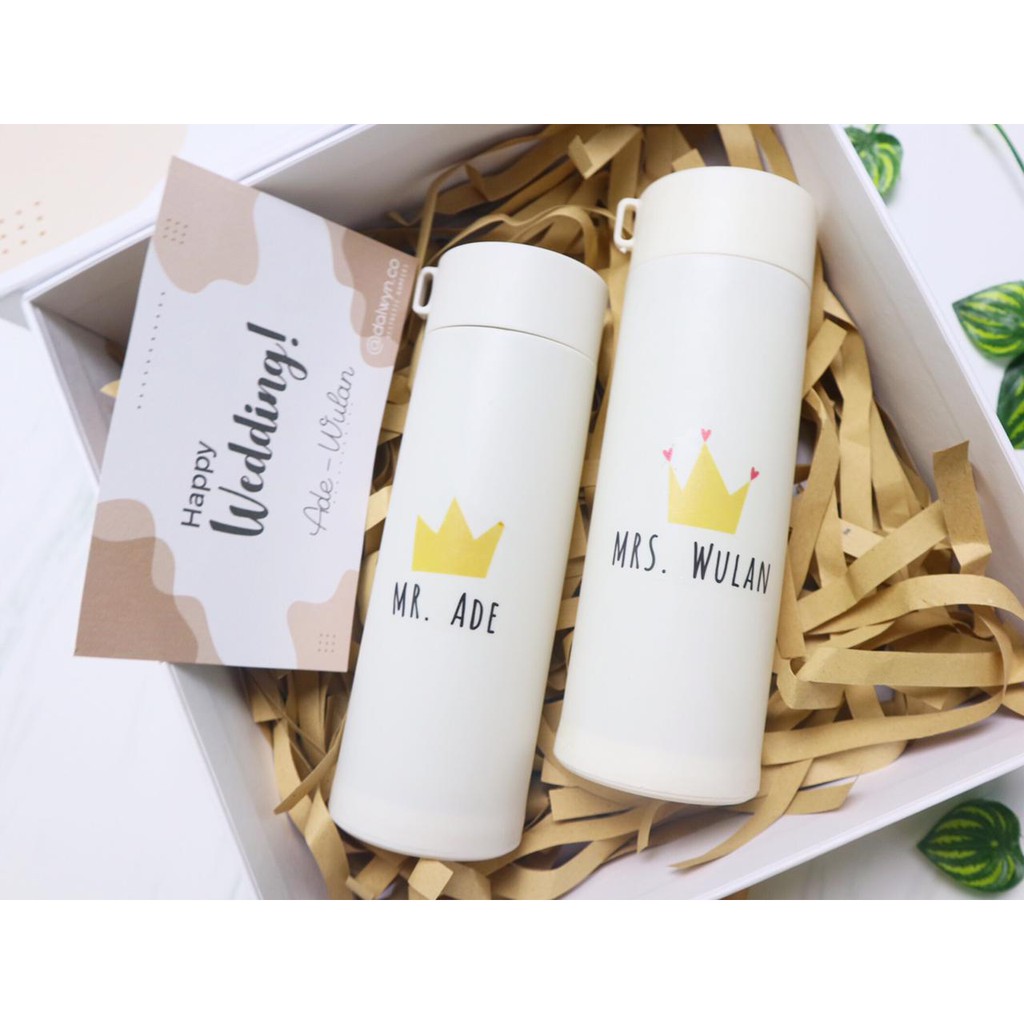 

Kado Gift box Hampers Nikahan Wedding Tumbler Termos Couple