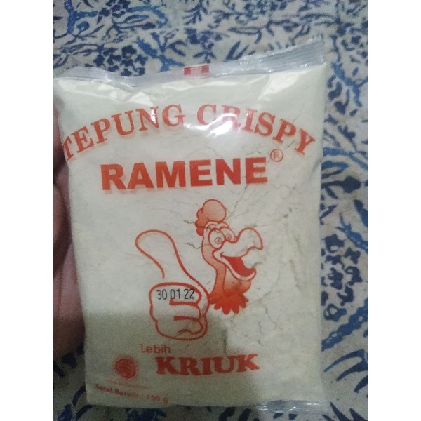 

TEPUNG BUMBU CRISPY MERK RAMENE 150gr