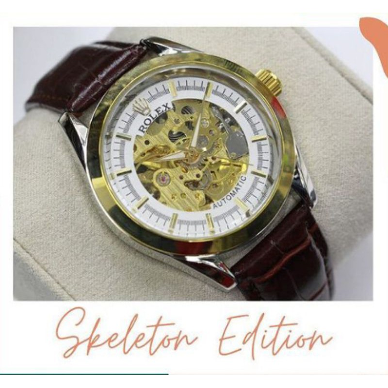Rolex Skeleton Leather Edition