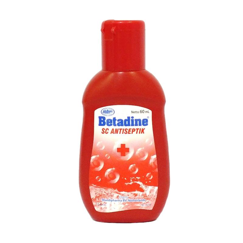 Jual Betadine Skin Cleanser Antiseptic 60 ml Shopee Indonesia