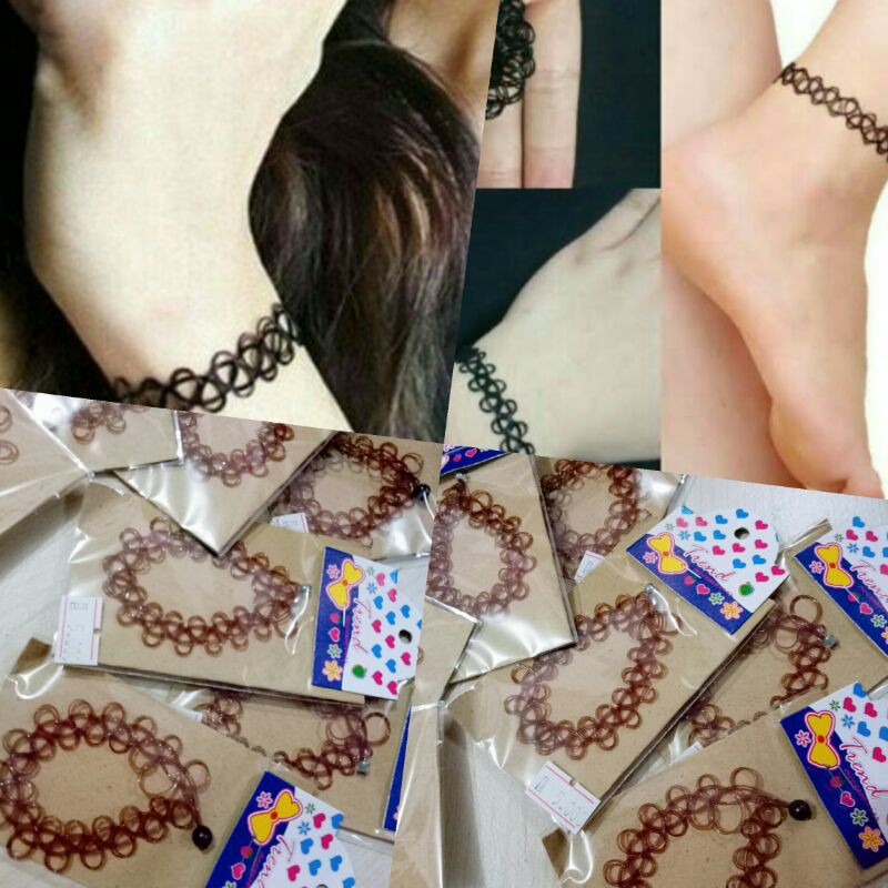 GELANG CHOKER TATTO - GELANG KOREA