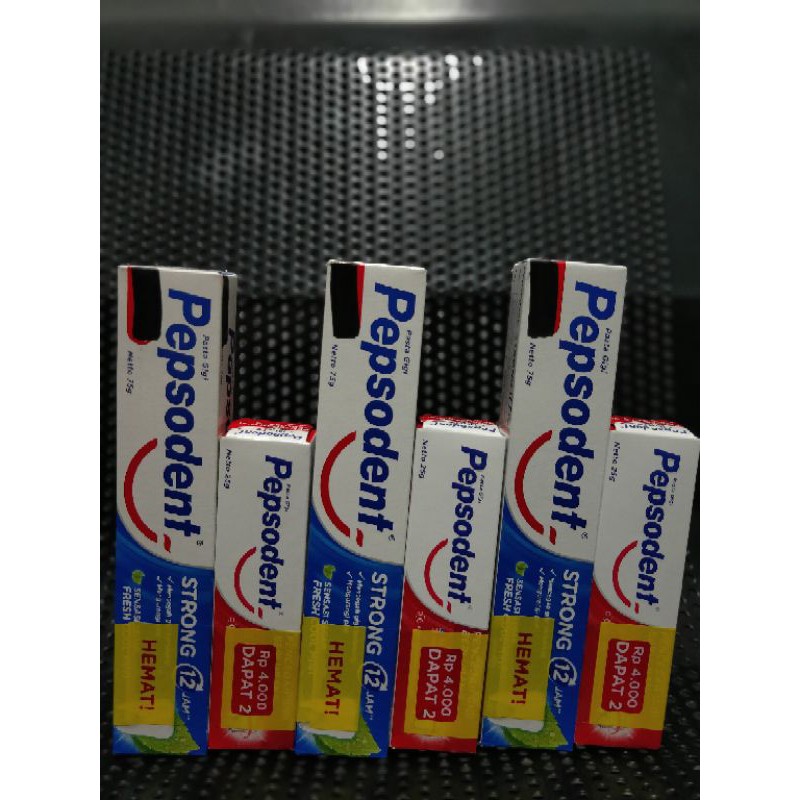Pepsodent 75gr+25gr (Dapat 3)