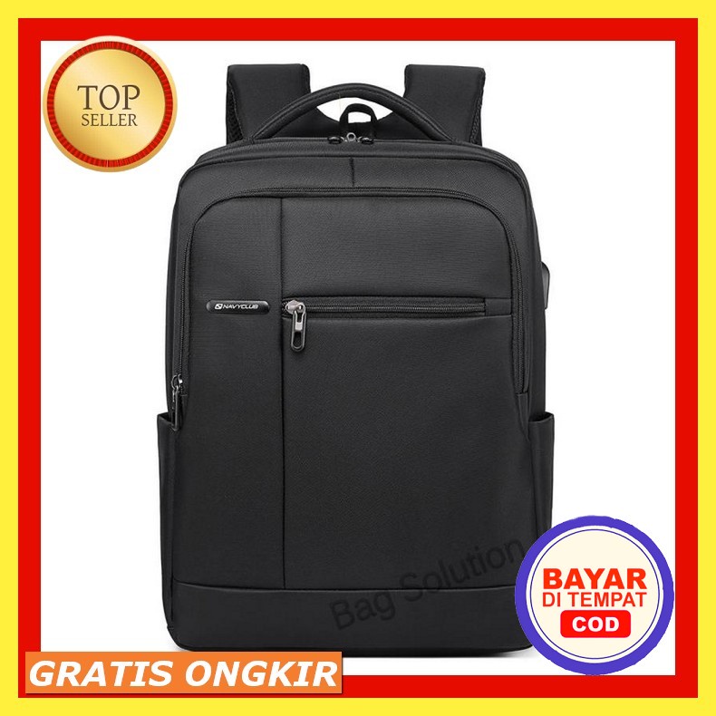 Ransel Sekolah Rivoly Sd-Mahasiswa + Rain Cover + Sekat Laptob Tas Ransel Cowok Rensel Pria Gendong 