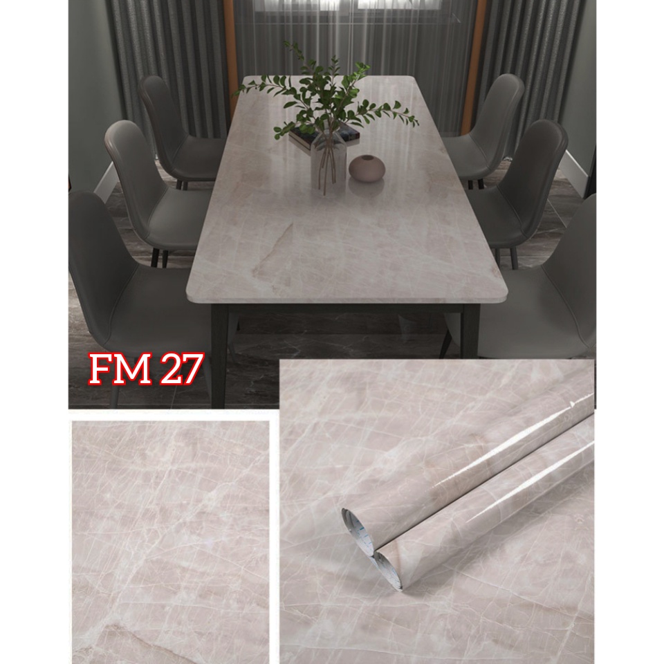 WALLPAPER WALPAPER WALLPEPER MOTIF MARMER MOZAIK ALUMIUM FOIL ANTI MINYAK ANTI PANAS STIKER STICKER SETIKER DINDING MOTIF MARBEL MARMER GRANIT GLOSSY DEKORASI RUMAH TEMPELAN TEMBOK KAMAR MANDI KERAMIK KRAMIK DAPUR MEJA KOMPOR LEMARI KITCHEN SET MURAH 3D-FM 27