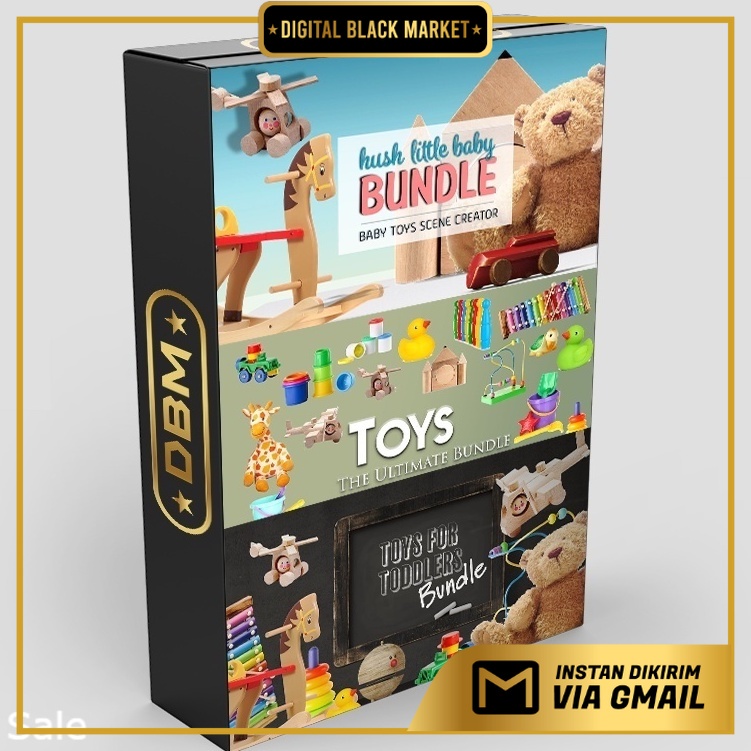 ULTIMATE TOYS Bundle &amp; SCENE Creator - Adobe Photoshop