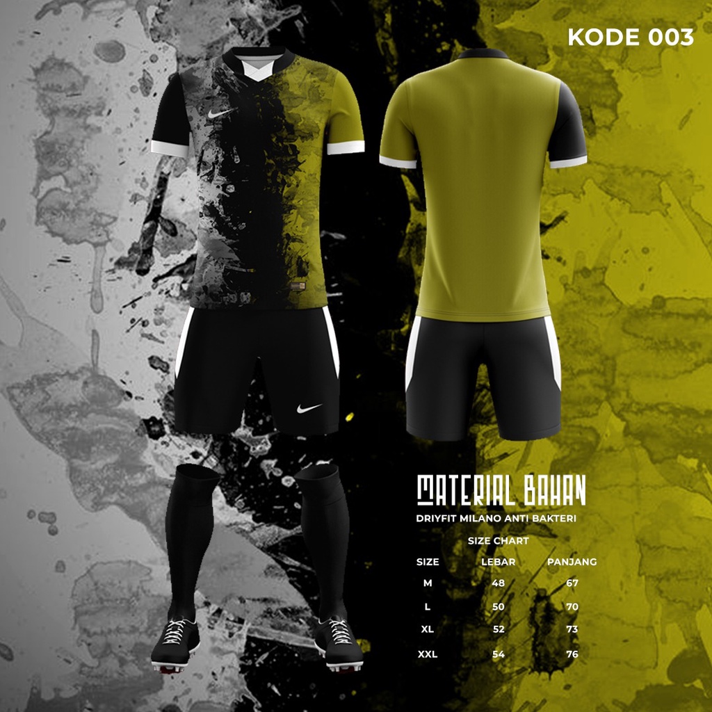 [READY STOCK] STELAN JERSEY FUTSAL PRINTING POLOS TERMURAH STELAN  JERSEY FUTSAL MILANO STELAN JERSE