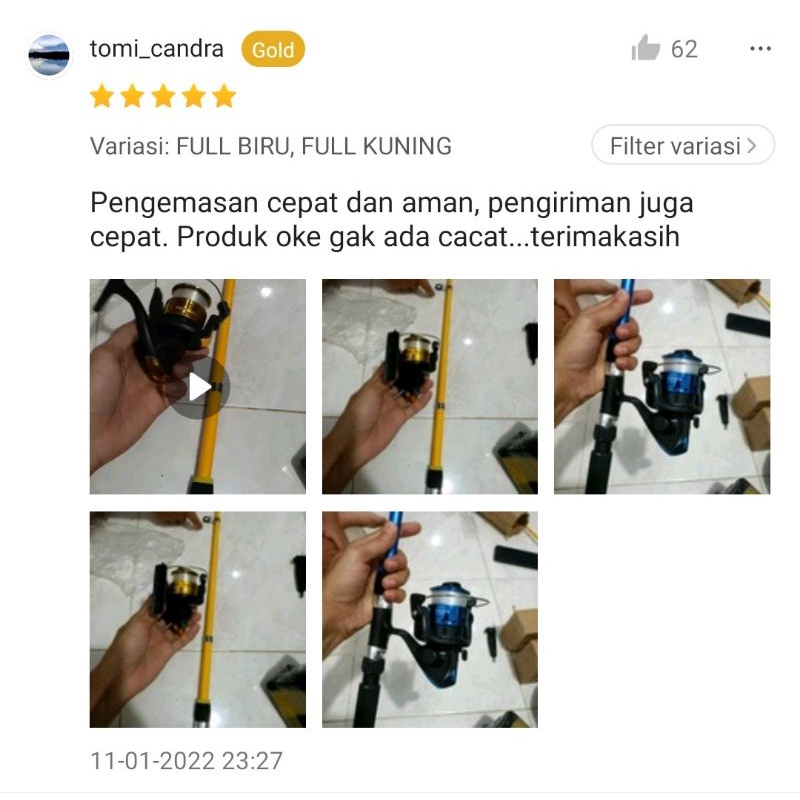 {COD} 1 Set Audrey 5BB + Joran Antena BAR-BAR 150Cm. WARNA DIKIRIM PASTI SESUAI WARNA PILIHAN DI VARIASI JADI PEMBELI PUAS KARENA SESUAI PILIHAN