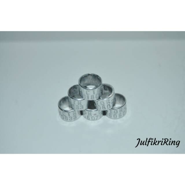 Ring merpati model Baja ketrok high cuality