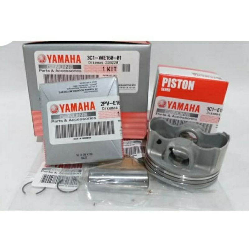 PISTON KIT VIXION OLD NVA NVL R15 V2 MX KING JUPITER MX 150 XABRE ASLI ORI YAMAHA 3C1 WE160 01