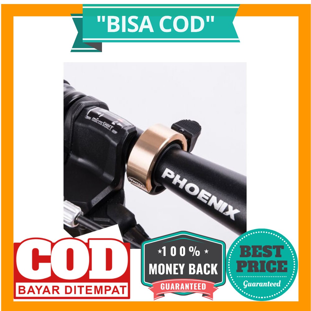 BISA COD TaffSPORT Klakson Bel Sepeda Suara Nyaring - CL-6 - Golden