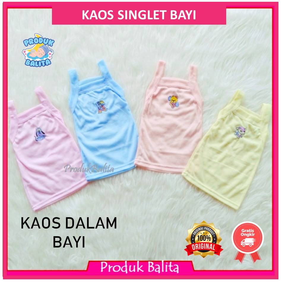 Kaos Dalam Anak Perempuan Lakilaki Katun