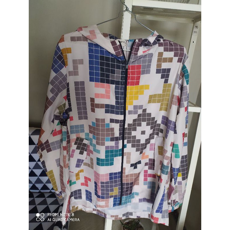 preloved jaket deenay tetris size L