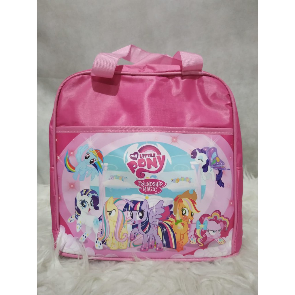 TAS TKD ECER Souvenir Ulang tahun anak Goodie Bag ultah Goody Karakter-Pony pink